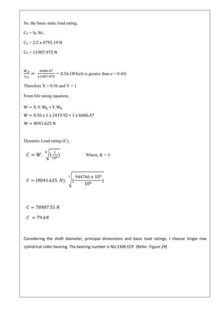 Dynamic Load Formula Machine Design Mechanical Lifting machine | Design project | Mechanical Engineering ...