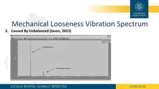 Mechanical Looseness Vibration Spectrum
2. Caused By Unbalanced (Jason, 2013)
 