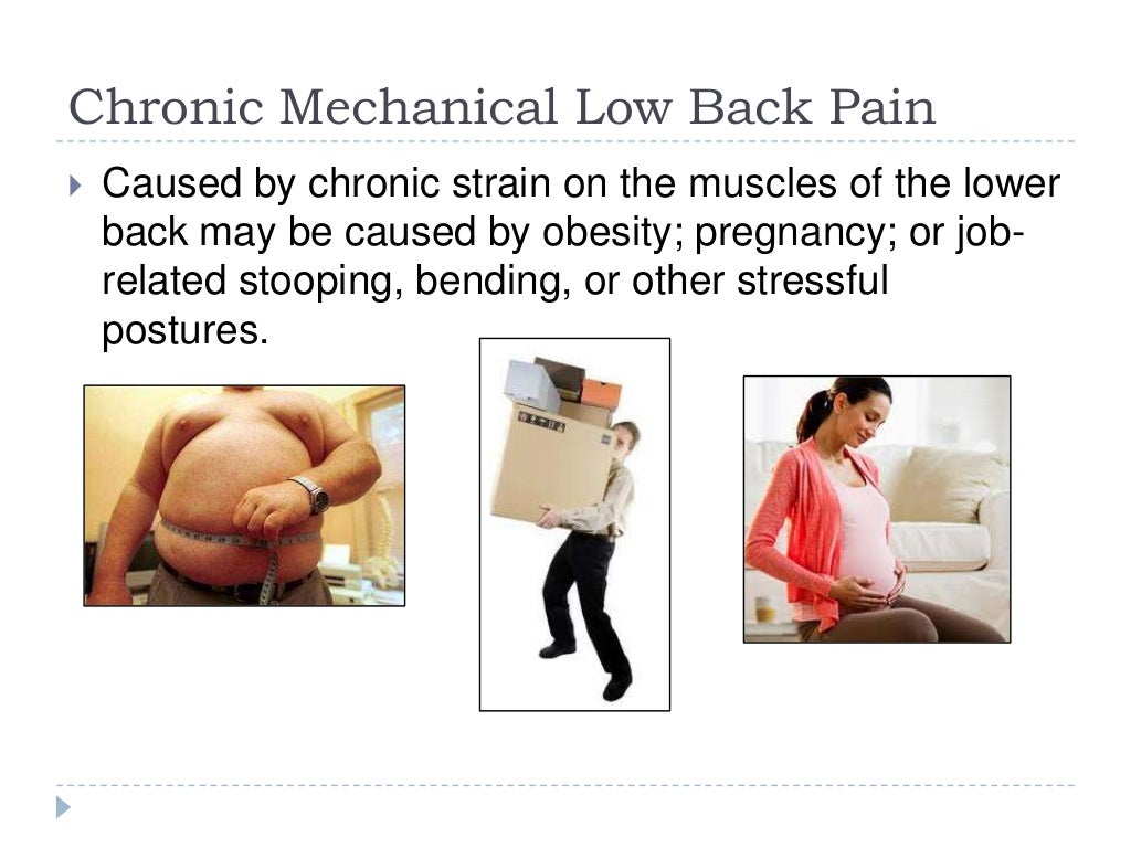 Mechanical low back pain