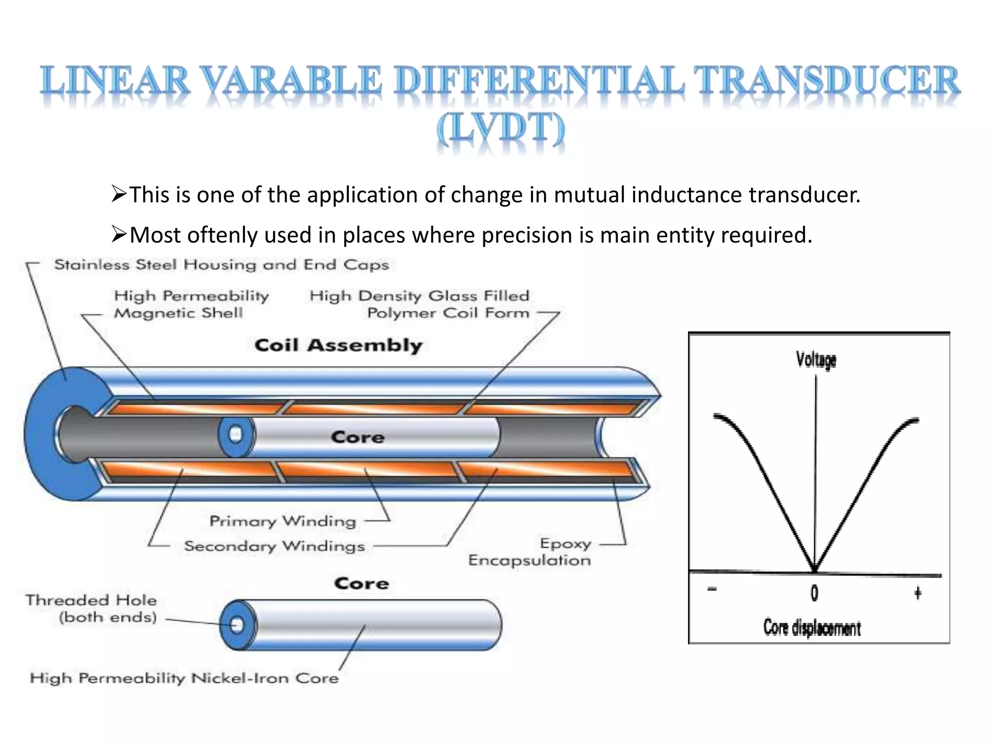 TRANSDUCERS AND LVDT | PPTX | Physics | Science