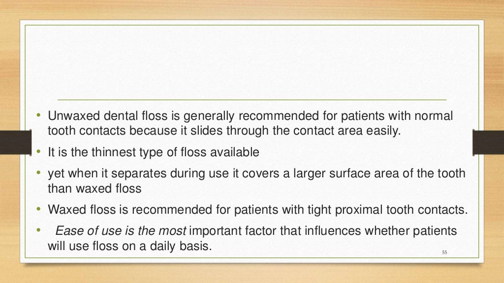 Mechanical plaque control
