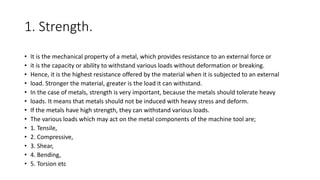 Mechanical Properties of Materials ppt fileppt | PPTX
