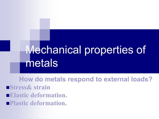 Mechanical properties of materials (lecture+2).pdf | Physics | Science