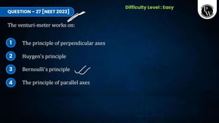 MECHANICAL PROPERTIES OF SOLIDS AND FLUIDS _ Class Notes __ NEET ...