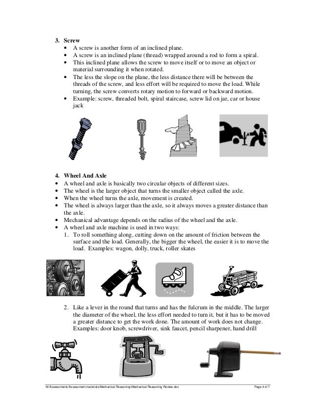 Mechanical Reasoningreview