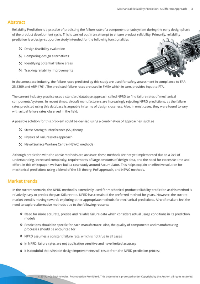 Mechanical Reliability Prediction A Different Approach Pdf
