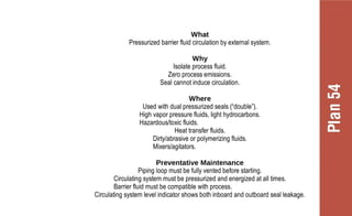 Mechanical Seals Piping Plans Api 628 | PPT