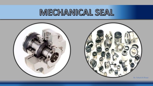 Mechanical Seals Presentation Pdf