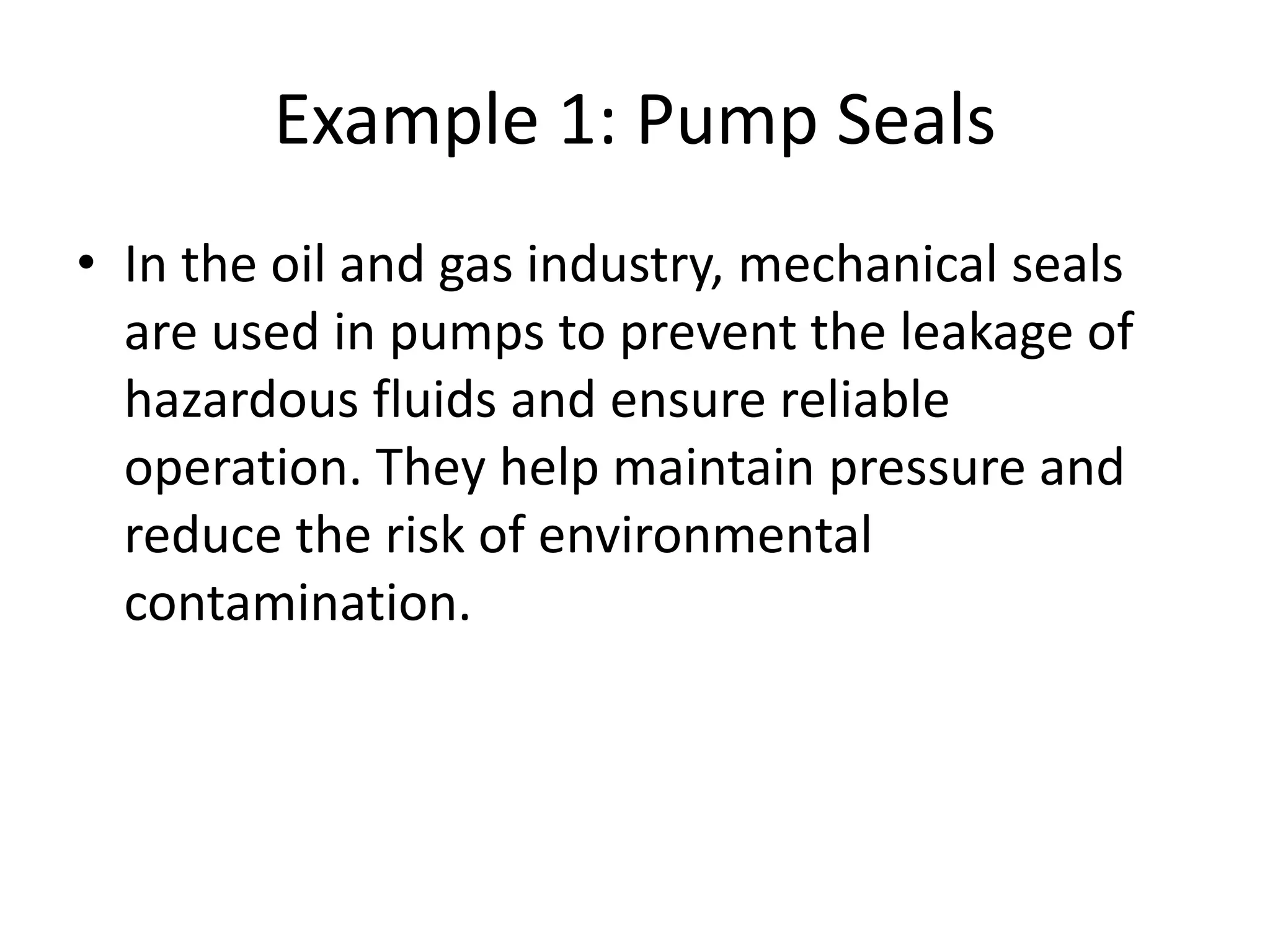 Mechanical Seals Presentation In Mechanical Engineering Ppt