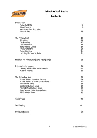 Combined Wet and Dry gas Seal Training for Understanding | PDF