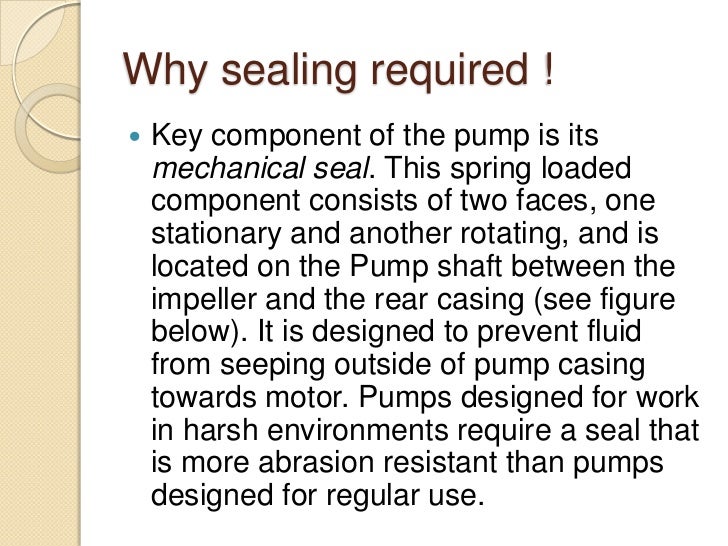 Mechanical Seal Vs Gland Packing