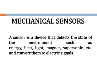 Mechanical sensors 2 | PPSX