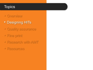 Controlling for quality