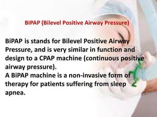 Mechanical ventilater | PPTX