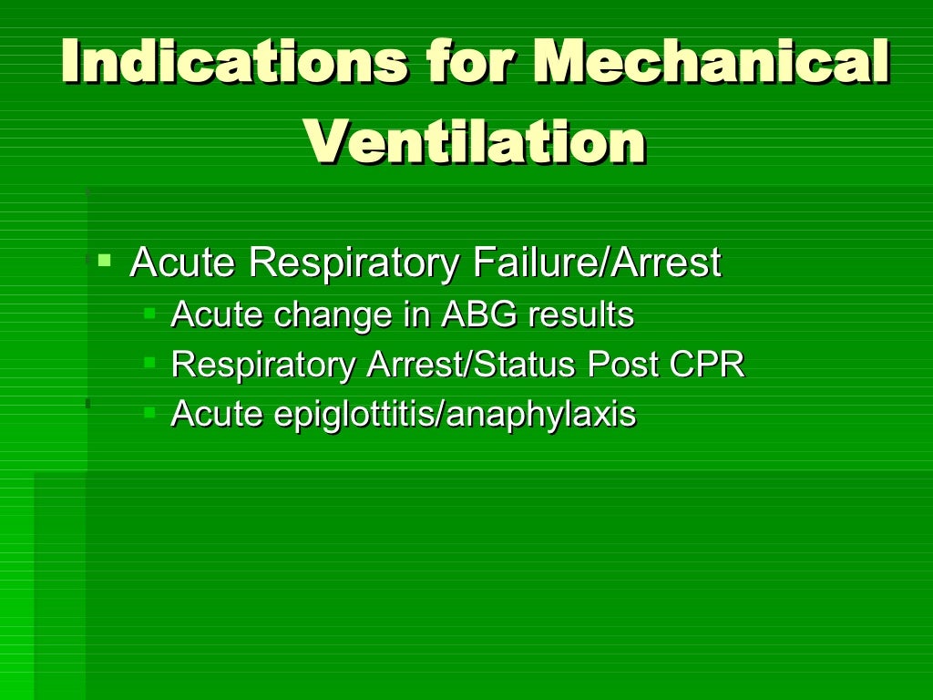 Introduction to Mechanical Ventilation