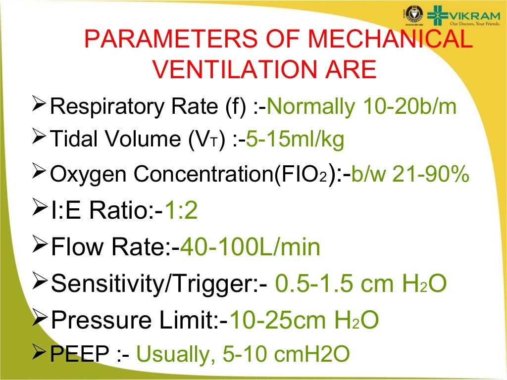Mechanical ventilation