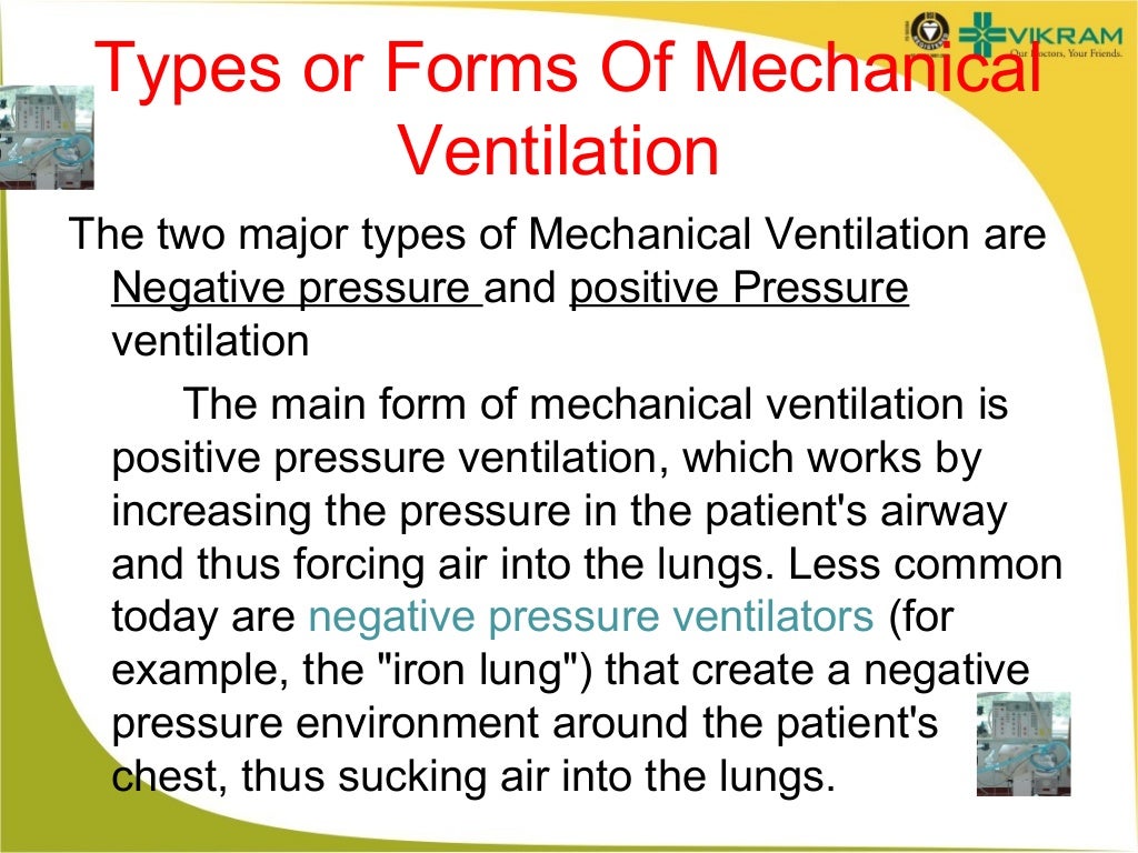 Mechanical ventilation