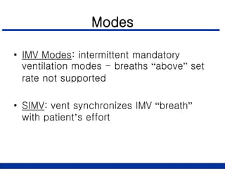 Imv Path Mechanical ventilation | PPT