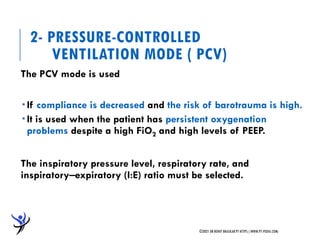 Pcv Restriction Ventilator - Mechanical Ventilation - Dr Rohit Bhaskar | PDF