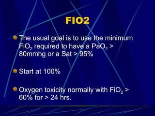 Minium Sat O2 Comprehensive Guide to Mechanical Ventilation in Respiratory Care | PPTX