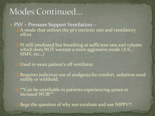 Mechanical ventilation jr nov 2017 | PPTX
