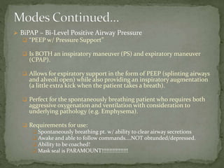 Mechanical ventilation jr nov 2017 | PPTX