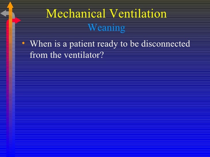 Mechanical Ventilation Weaning From Mechanical Ventilation