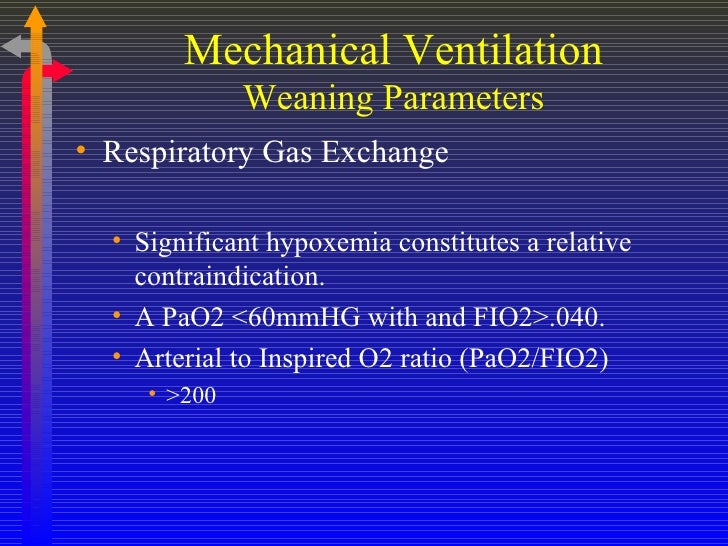 Mechanical Ventilation Weaning From Mechanical Ventilation