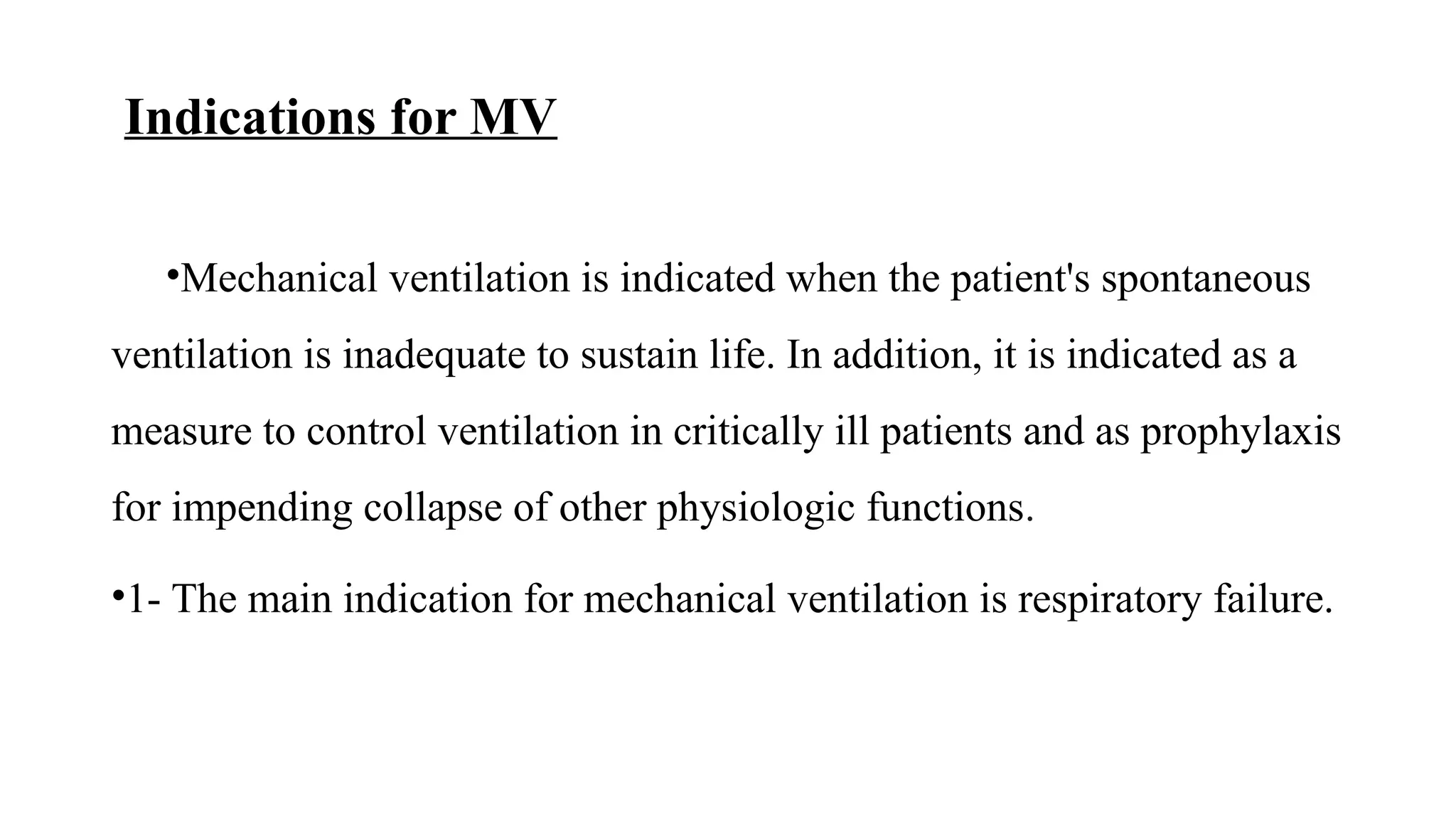 Mechanical Ventilation For Nurses 1 Pptx