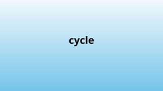 cycle
 