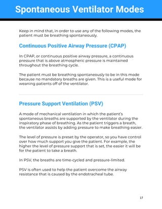 Comprehensive Guide to Mechanical Ventilation in Respiratory Therapy | PDF