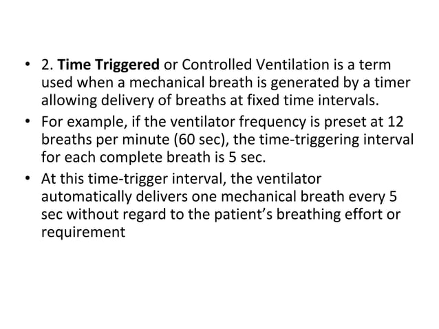 Mechanical ventilation Basics and waveforms | PPTX | Lung and ...