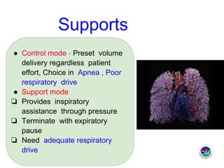 Volume Support Mode How to initiate mechanical ventilation in Emergency room? | PDF