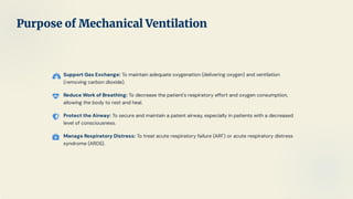 Mechanical Ventilation Overview and modes | PDF