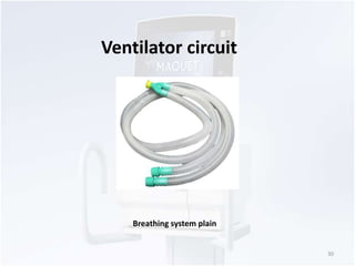 30 
Ventilator circuit 
Breathing system plain 
 