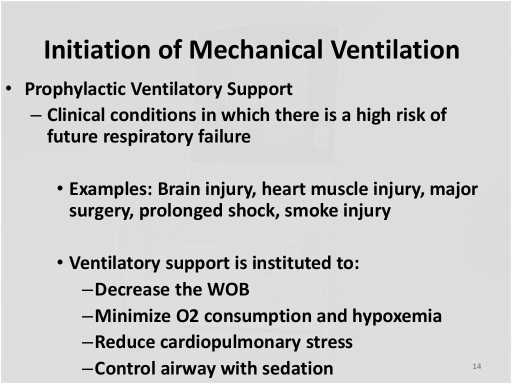 Mechanical ventilation ppt