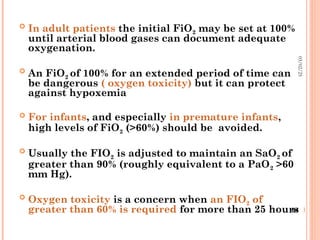 Fio2 Bleed In MECHANICAL VENTILATION Tek.ppt Jiregna Eticha | PPT