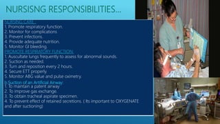 Mechanical ventilator, common modes, indications,nursing ...