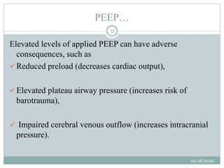 Mechanical ventilatory support | PPTX