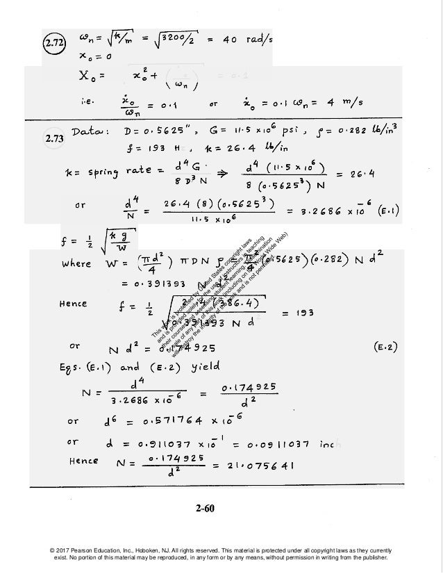 mechanical vibrations 6th edition rao solutions manual w 4 form nj
