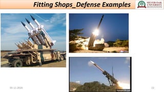 Fitting Shops_Defense Examples
05-11-2020 22
 