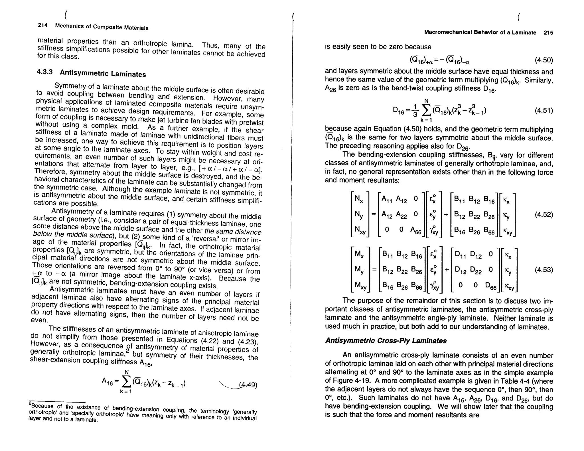 Mechanics Of Composite Materials