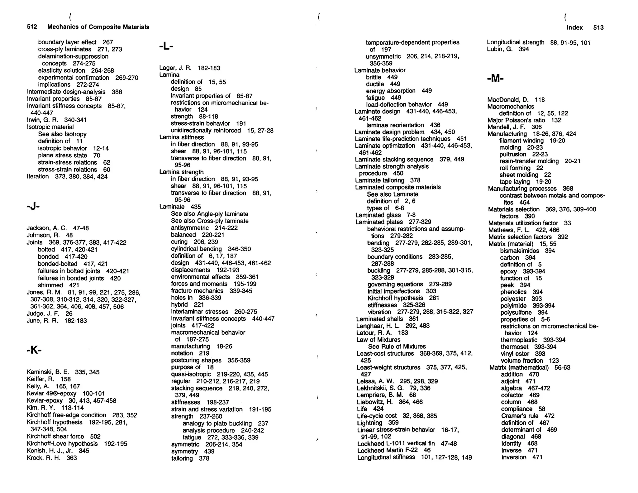 Mechanics Of Composite Materials