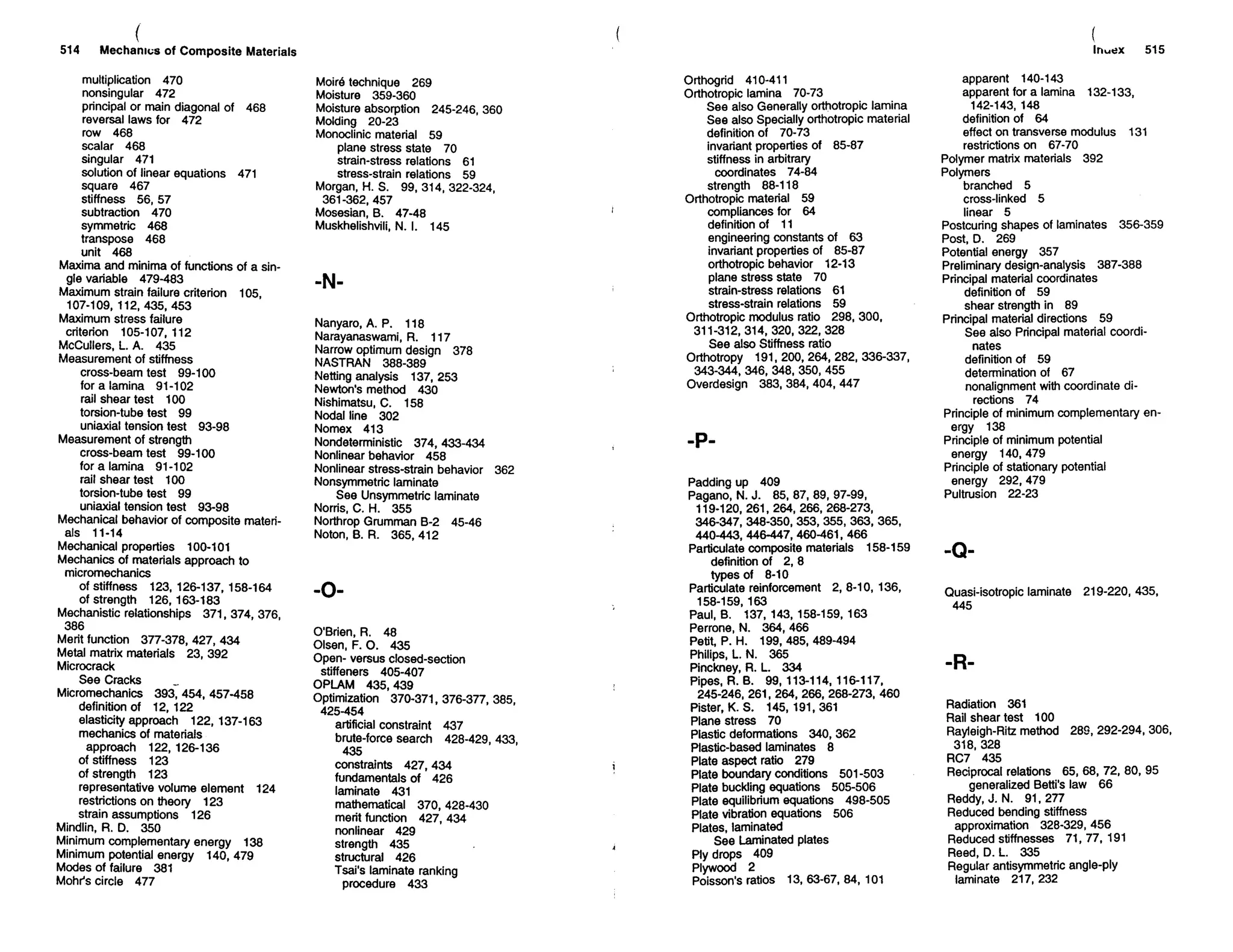 Mechanics Of Composite Materials