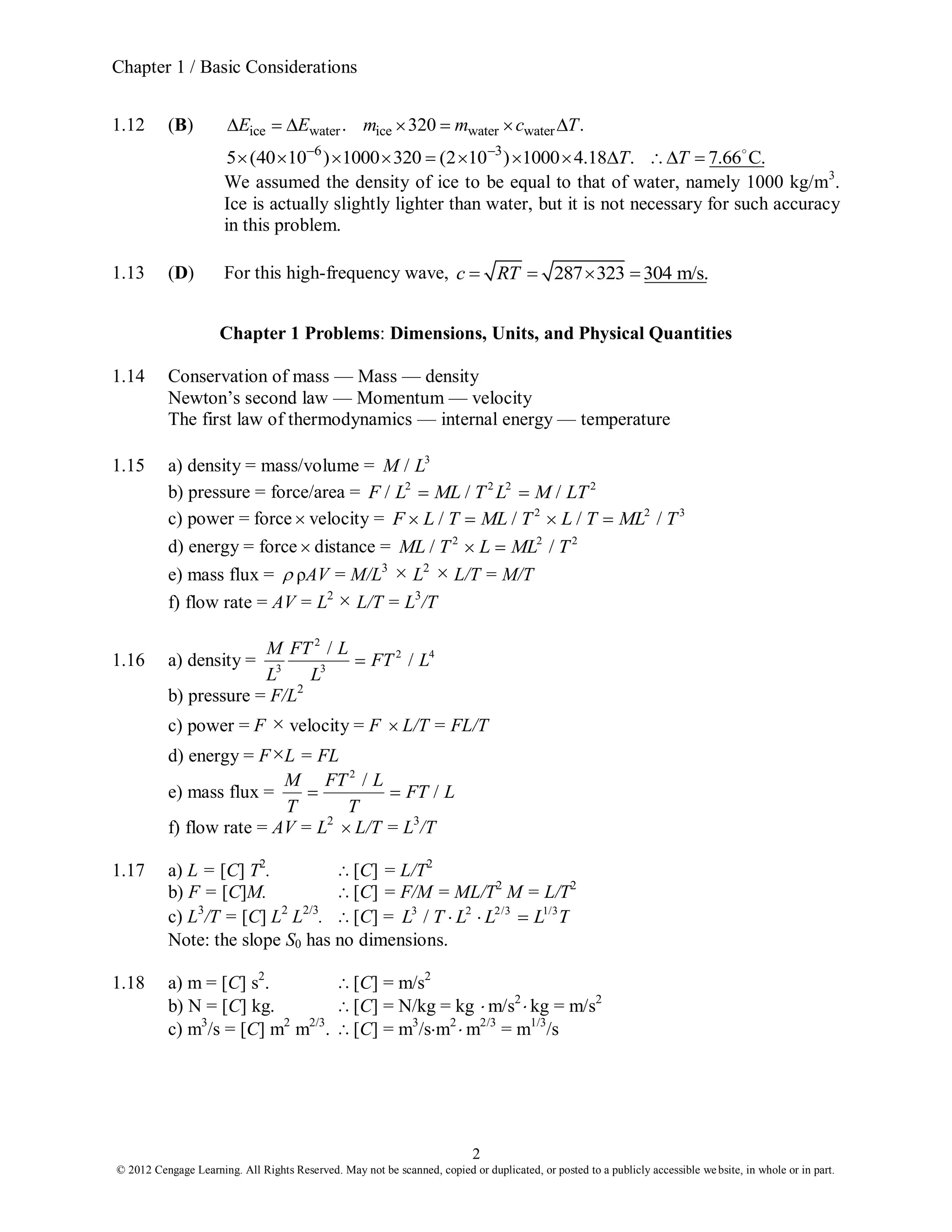 Mechanics Of Fluids 4th Edition Potter Solutions Manual | PDF