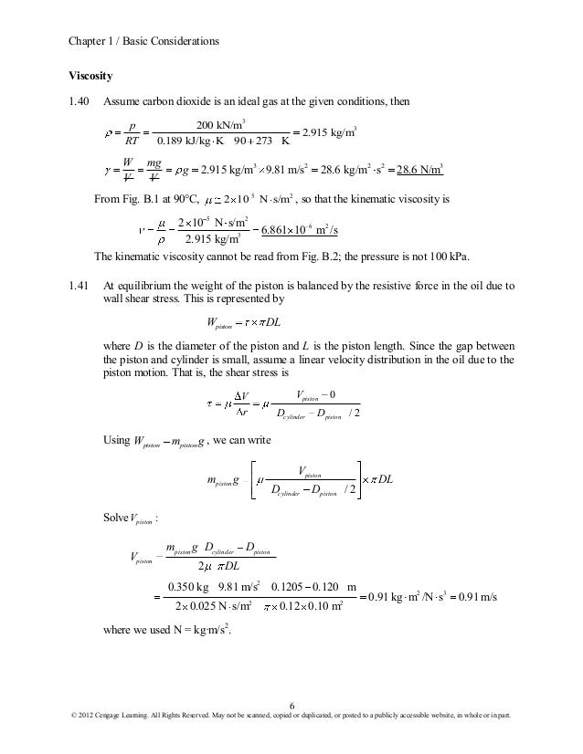 Mechanics of fluids potter wiggert solution manual download