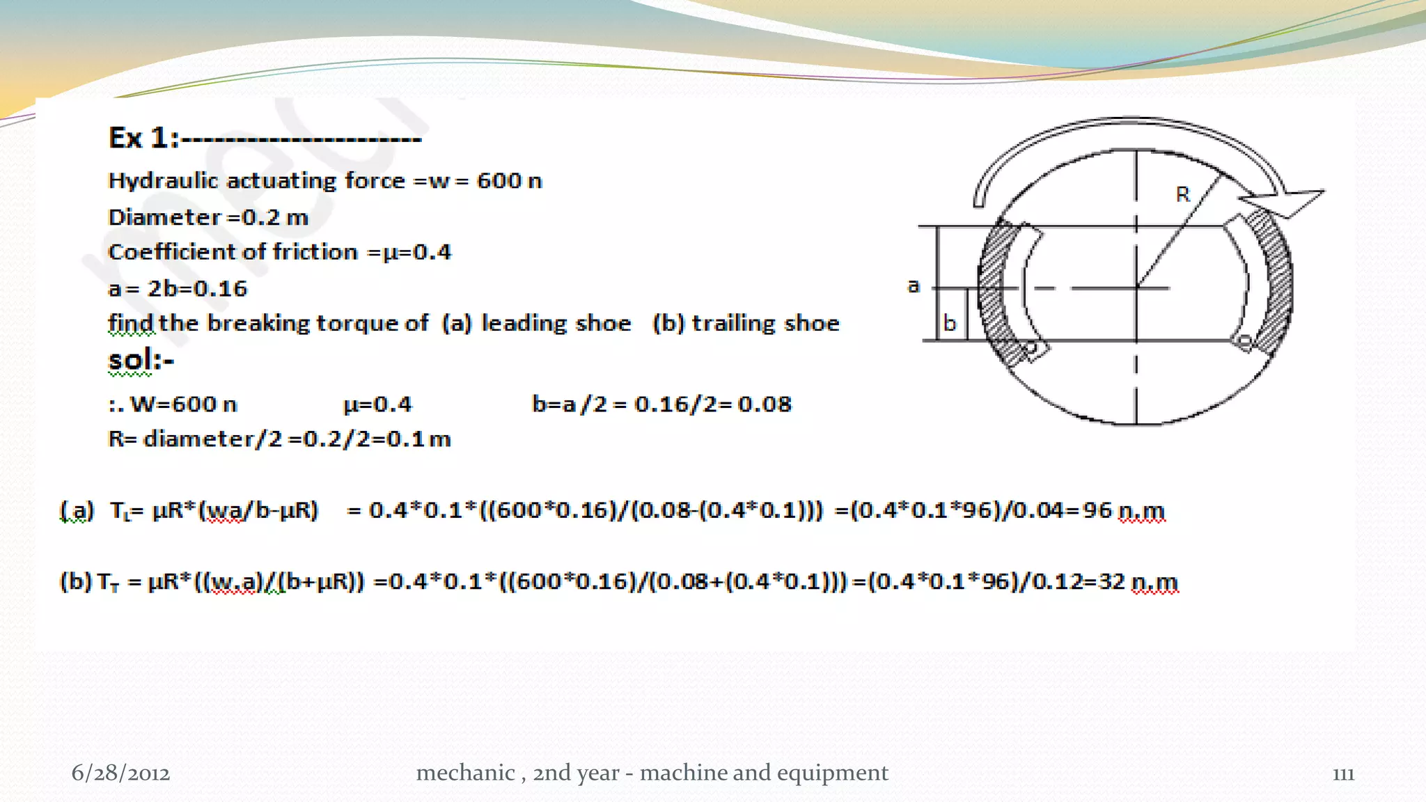 6/28/2012   mechanic , 2nd year - machine and equipment   111
 