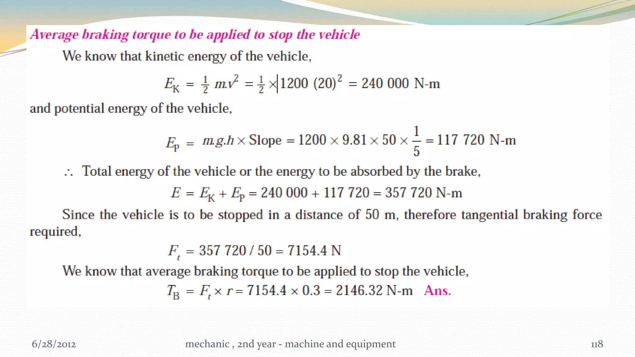 6/28/2012   mechanic , 2nd year - machine and equipment   118
 