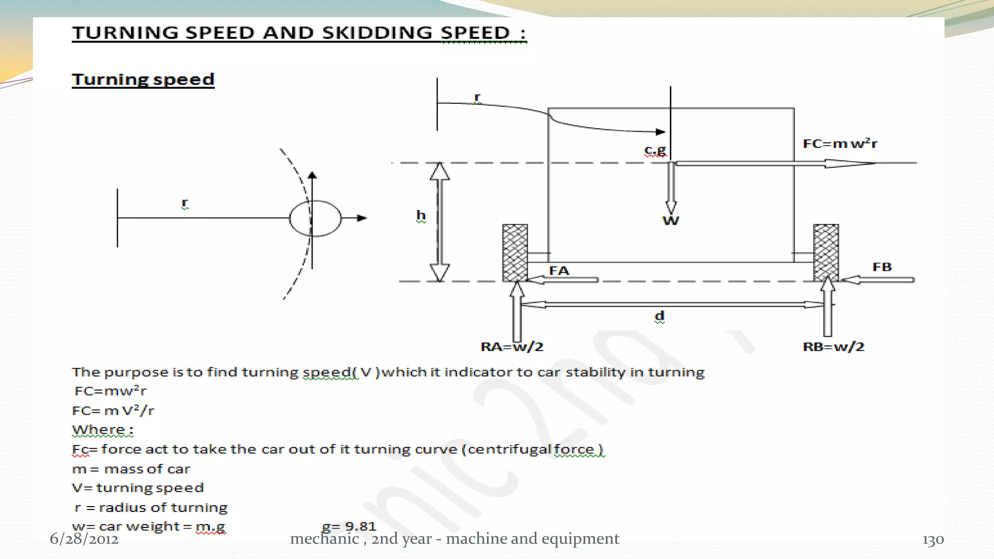 6/28/2012   mechanic , 2nd year - machine and equipment   130
 