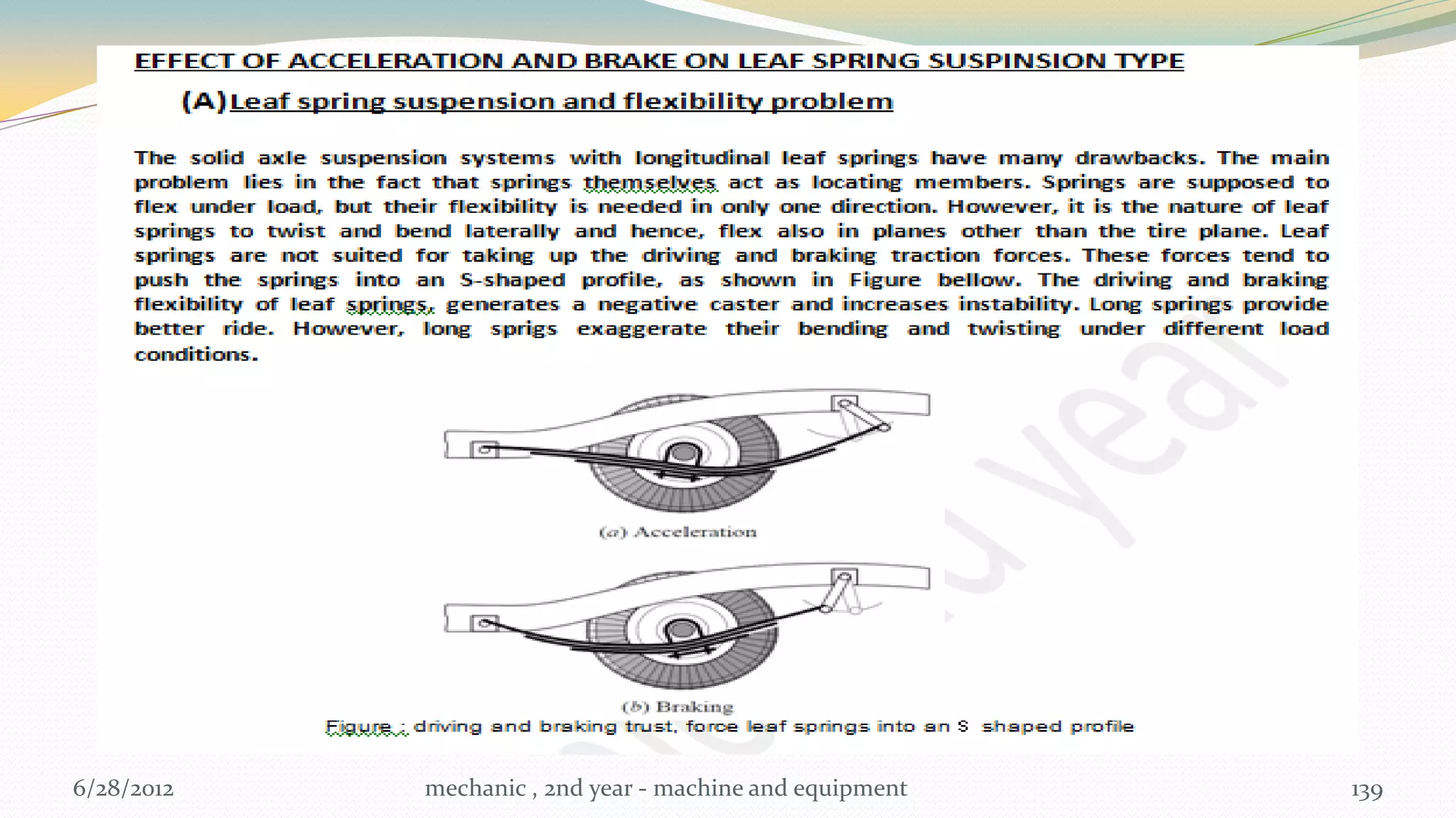 6/28/2012   mechanic , 2nd year - machine and equipment   139
 